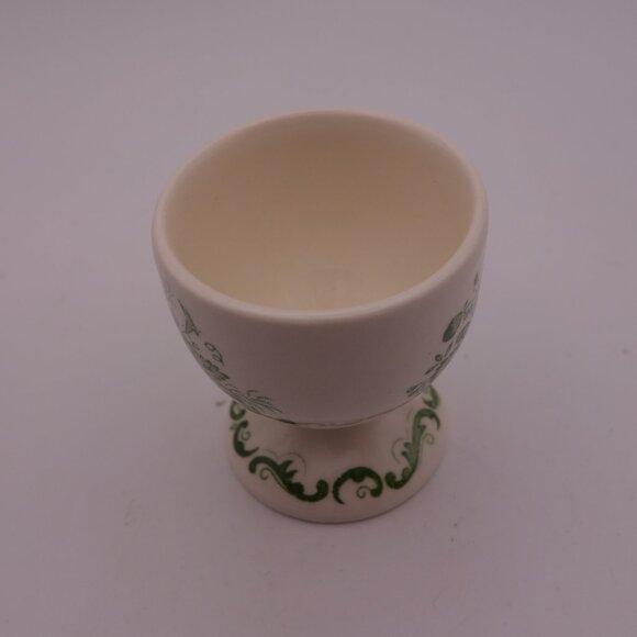 Mason's England Ceramic Egg Cup with Green Flower Pattern - Picture 5 of 13